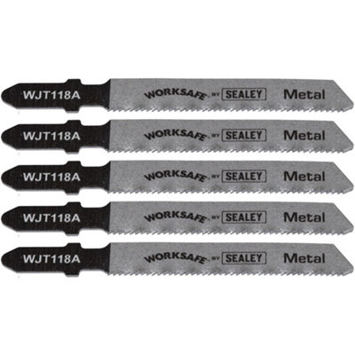 Jigsaw Blade for Metal 55mm 21tpi Pack of 5 by Ufixt