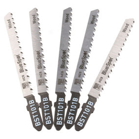 Jigsaw Jig Saw Blades with a T Shank For Cutting Wood Plastics 10 TPI 5 Pack