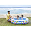 Jilong Figure 8 Pool - Large Swimming Pool for Children with Fun Sea Animals, for Children from 6 years old, 175 x 109 cm