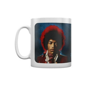 Jimi Hendrix Both Sides Of The Sky Mug Red/Blue/White (One Size)