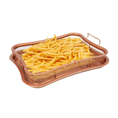 JML Air o Crisp Copper- The healthy air-frying oven rack