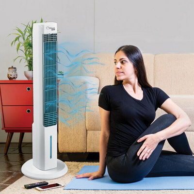 JML Chillmax Air Tower Plus a free standing oscillating personal cooling tower