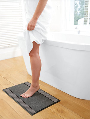 JML - Magic Carpet Large Grey Easily soaks up water, moisture, mud
