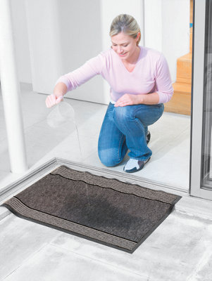 JML - Magic Carpet Large Grey Easily soaks up water, moisture, mud