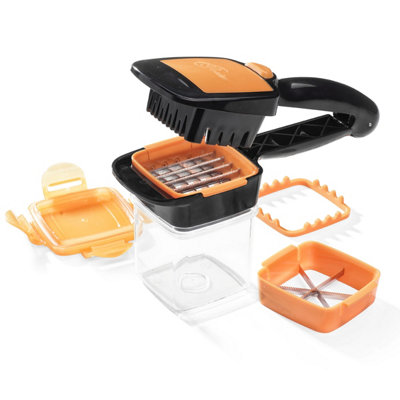 JML - Nice Dicer Quick 7pcs Orange The hand-held chopping, slicing and ...