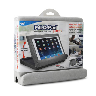 JML Pill-O-Pad Foldaway - Multi-angle, foldable, soft tablet stand