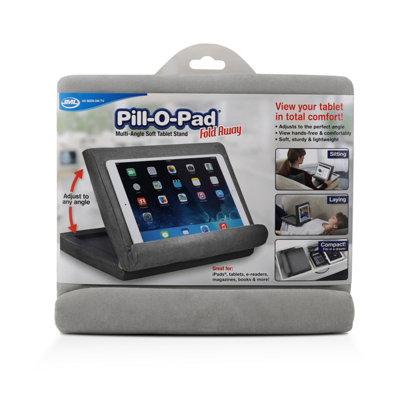 JML Pill-O-Pad Foldaway - Multi-angle, foldable, soft tablet stand