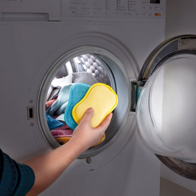 JML - Soopa Scrubber Sponge Dual-sided microfibre colour-coded sponges