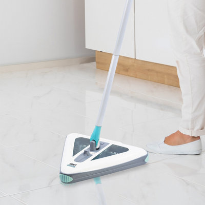 JML Zippi Sweeper - Triangular, cordless, lightweight, rechargeable floor cleaner