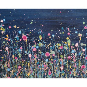 Jo Gough Love You To The Stars Framed Canvas Print Multicoloured (40cm x 50cm)