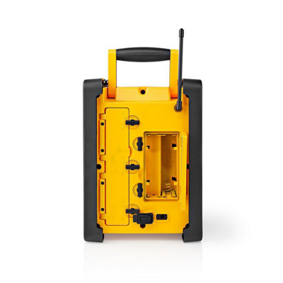 Job Site FM Radio with Bluetooth, IPX5 Water Resistant Portable Heavy ...