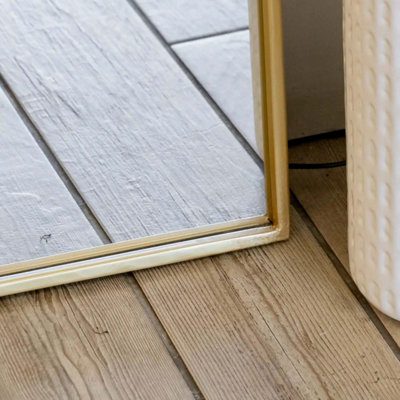 Jobu home - Akiko - Full Length Gold Metal Arched Mirror - 180cm x 105cm