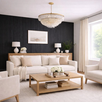 Curated visual reference: Visual Reference: Jobu Home Black Oak Acoustic Wood Veneer Wall Paneling For