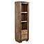 Jockey Sheesham Stylish Modern Slim Bookcase