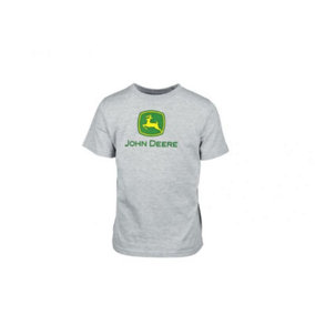 John Deere Kids T-Shirt Oxford Grey 6-9 Years
