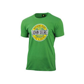 John Deere "Nothing Runs Like a Deere" T-Shirt Green M