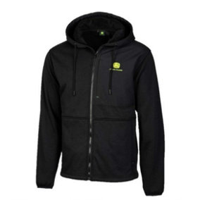 John Deere Operator Hoodie Jacket Black S