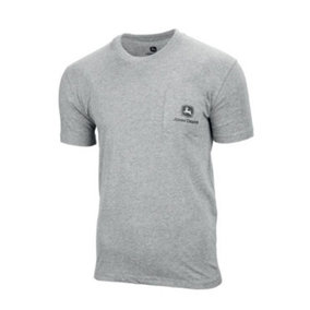 John Deere T-Shirt Charcoal Grey L