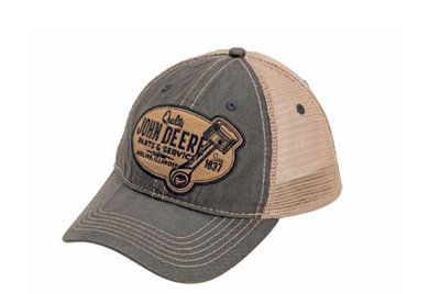 Cappello John Deere Farm State Pride – Stile Trucker, Verde Con Ricamo Stato, Retro In Rete, Regolabile