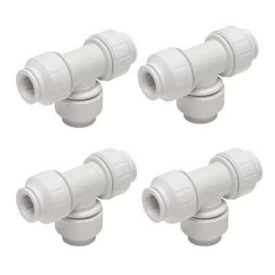 John Guest JG Speedfit 4x Equal Tee 15mm Price Comparisons | Compare The Build