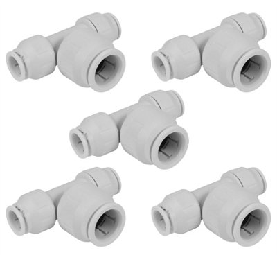 John Guest JG Speedfit 5x Reducing Tee 15mm x 15mm x 22mm Price Comparisons | Compare The Build