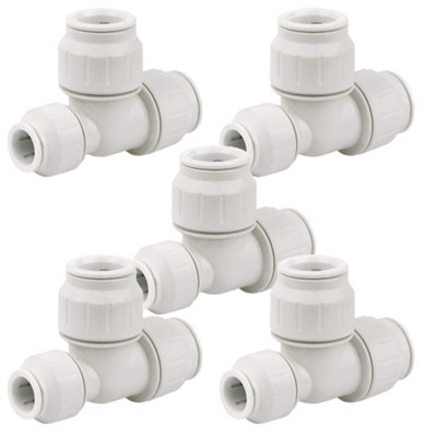 John Guest JG Speedfit 5x Reducing Tee 22mm x 15mm x 22mm Price Comparisons | Compare The Build