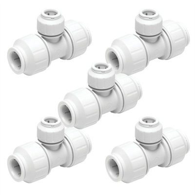 John Guest JG Speedfit 5x Reducing Tee 22mm x 22mm x 15mm Price Comparisons | Compare The Build