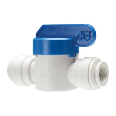 John Guest Speedfit 1/4" x 1/4" Push Fit Shut Off Valve