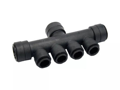 John Guest Speedfit 4 Port Rail Manifold 22 X 10mm