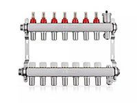John Guest Speedfit 7 Port Manifold Stainless Steel (15mm Connections)