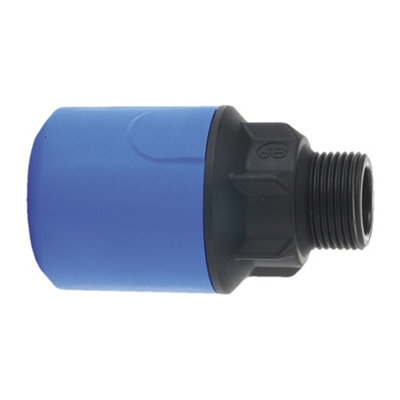 John Guest Speedfit Blue Adapter 20mm X 1/2" BSP Male UG101B