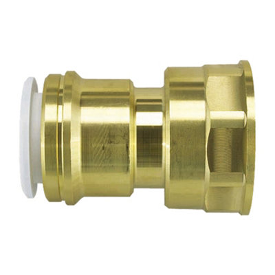 John Guest Speedfit Brass Cylinder Adaptor 22mm X 1" Female (Pack Of 5)