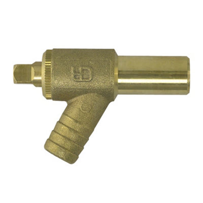 John Guest Speedfit Brass Drain Cock 15mm (Pack Of 5)