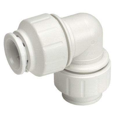 JG Speedfit  Plastic Push-Fit Equal 90° Elbows 15mm 10 Pack