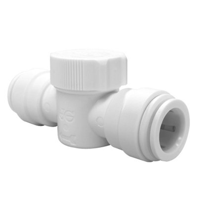 JG Speedfit Plastic Straight Service Valve Tap Connector White 15SVSTC-W