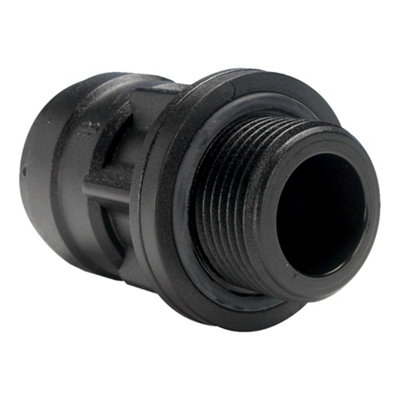 John Guest Speedfit Straight Adaptor 28mm x 1 inch BSP PM012818E Price Comparisons | Compare The Build