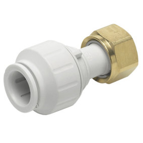 John Guest Speedfit Straight Tap Connector 10mm X 1/2" (Pack Of 10)