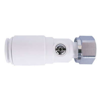 John Guest Speedfit White Plastic Service Valve 15mm X 1/2" (Pack Of 5)