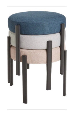 JOHN LEWIS DOT STACKING STOOL - GREY