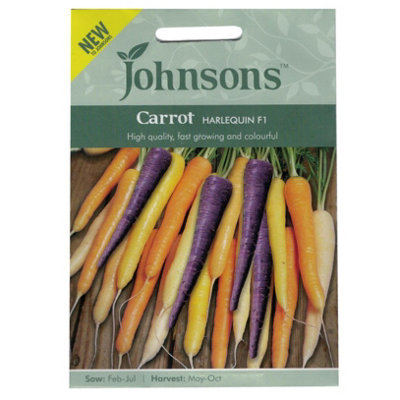 Johnsons Carrot Harlequin F1 Seeds