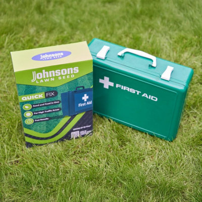 Johnsons Lawn Seed Quick Fix With Growmore 425g 14m2 - Fast Lawn Repair ...