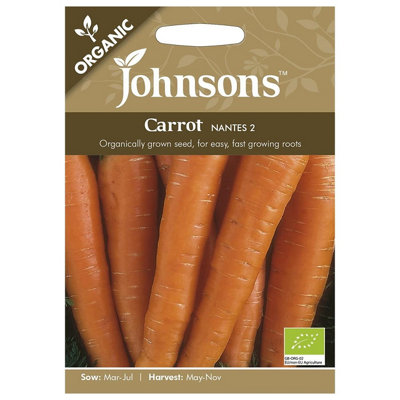 Johnsons Organic Carrot Nantes 2