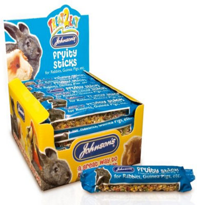 Johnsons's Veterinary Treat2eat Rabbit/guinea Pig Fruity Sticks 45g (Pack of 28) Price Comparisons | Compare The Build