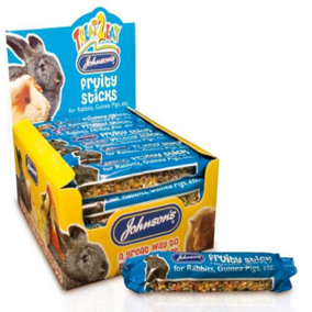 Johnsons's Veterinary Treat2eat Rabbit/guinea Pig Fruity Sticks 45g (Pack of 28)