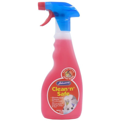Johnsons Veterinary Bird Clean 'n' Safe Disinfectant 500ml Trigger ...