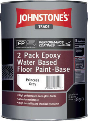 Johnstone's 2 Pack Epoxy Water Based Floor Paint Princess Grey