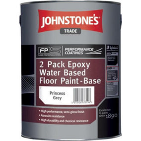 Johnstone's 2 Pack Epoxy Water Based Floor Paint Princess Grey