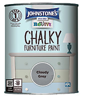 Johnstone's Chalky Furniture Paint Cloudy Grey 750ml
