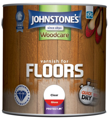 Johnstone's Clear Varnish for Floors Gloss - 2.5L