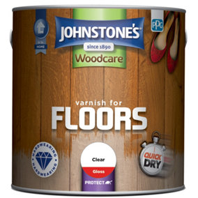 Johnstone's Clear Varnish for Floors Gloss - 2.5L